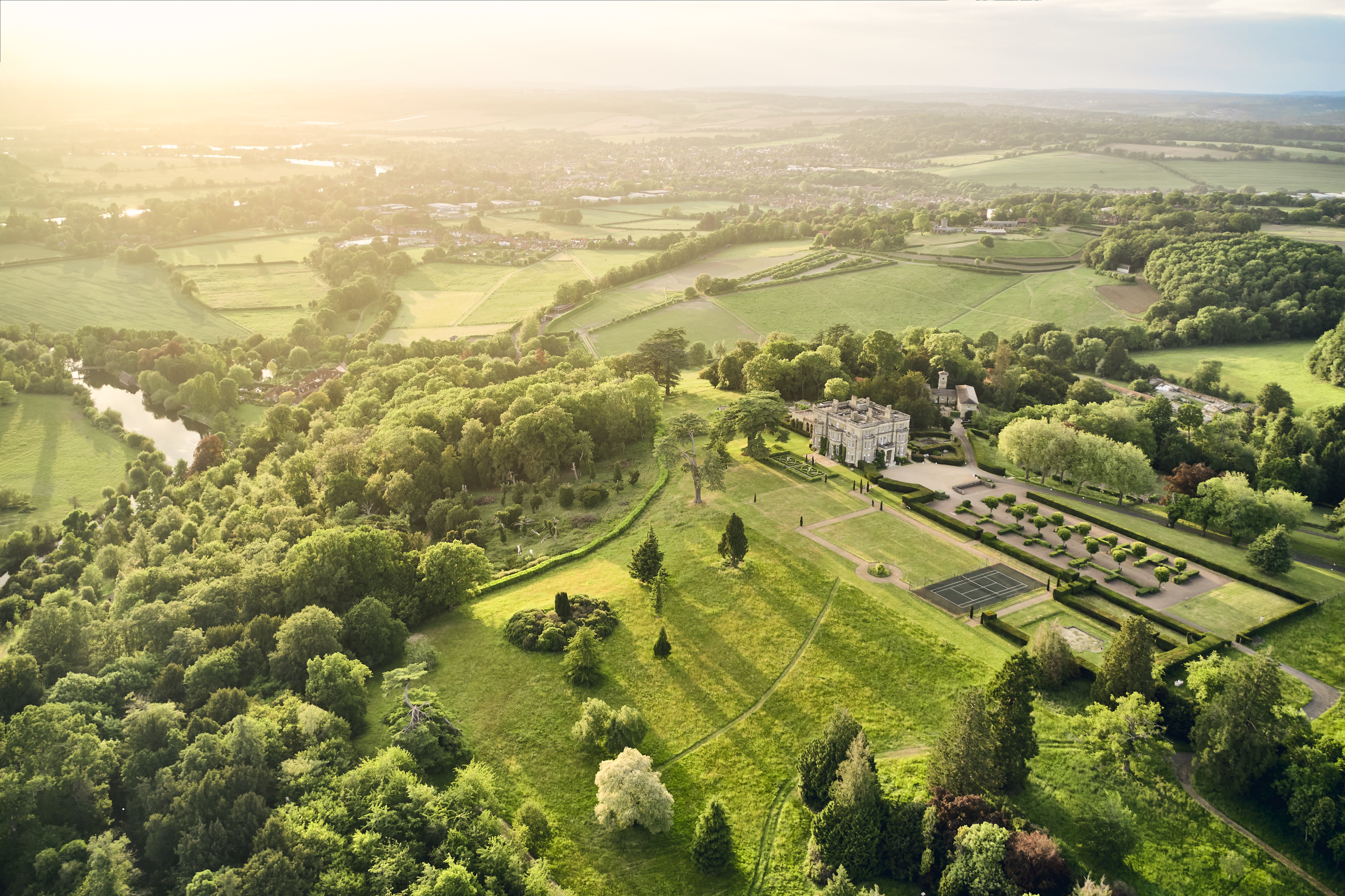 Hedsor House in the Buckinghamshire countryside