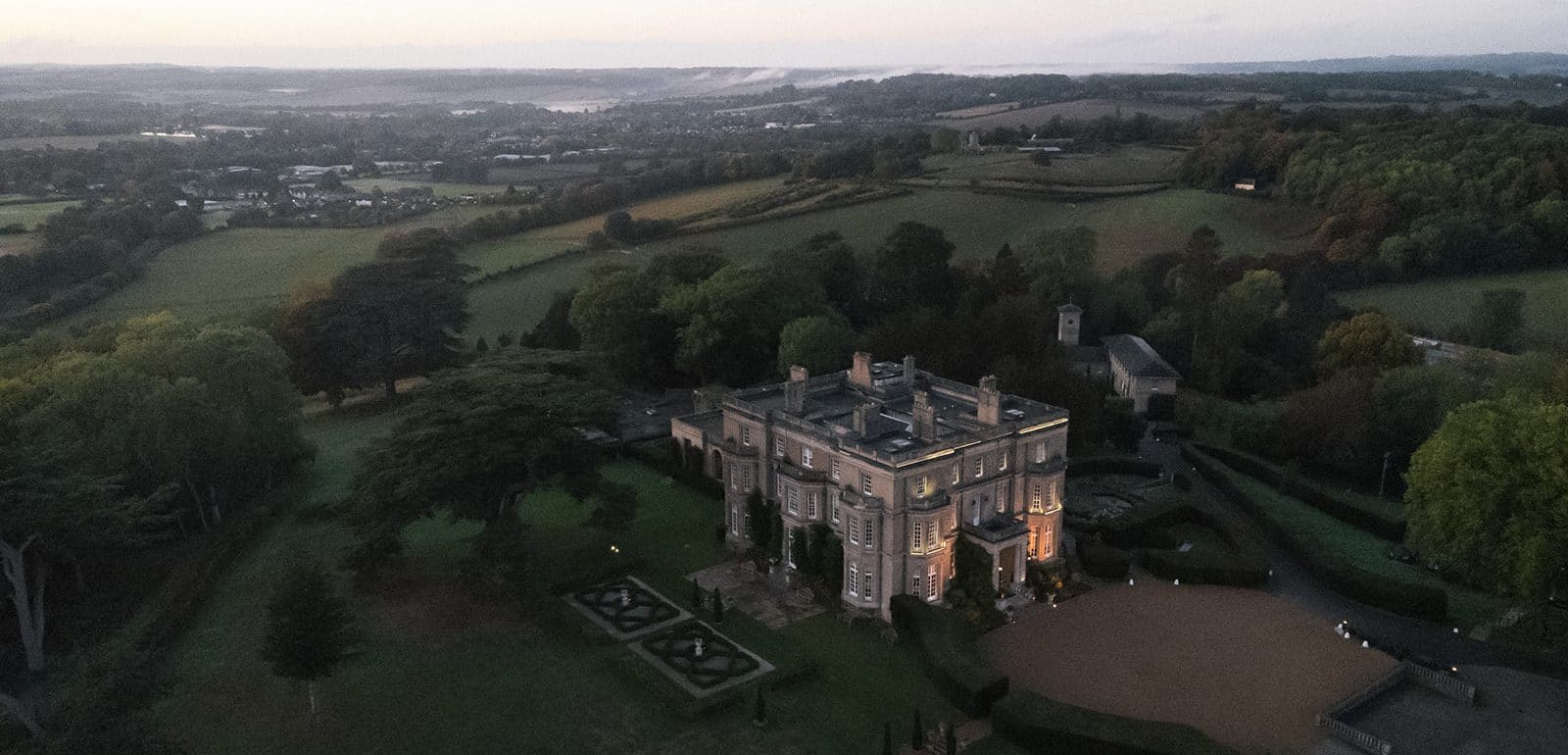 Hedsor House at night